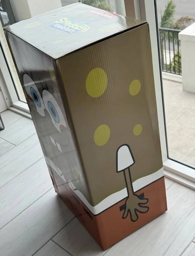 Bearbrick Medicom Toy Be@rbrick SpongeBob 1000% only box and styrofoam - Image 2 of 4