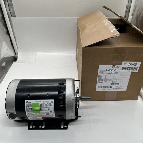 NEW Century H853V2 1-1/2 HP Belt Drive Motor, 3-Phase, 200-230/460 V, Frame 58H