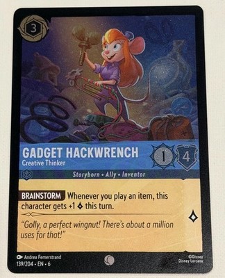 Gadget Hackwrench - Creative Thinker 139/204 Azurite Sea Cold Foil
