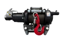 22.000 LBS Hydraulic Winch Including 82 ft Steel Cable and Hook