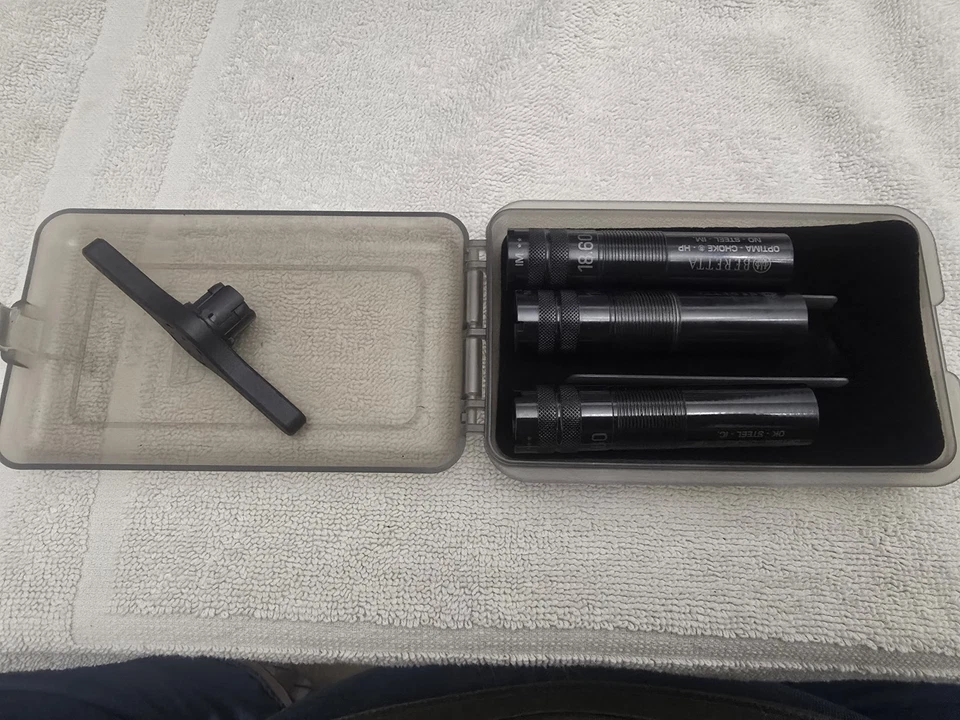 BERETTA Optima-Choke HP Black Extended 12 Ga, SET OF 3, MTM HARD CASE & TOOL - Image 3 of 4