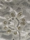Lady Elegance Vintage Wedding Dress Sequin & Beads Ivory Size 8 + Veil — photo 6