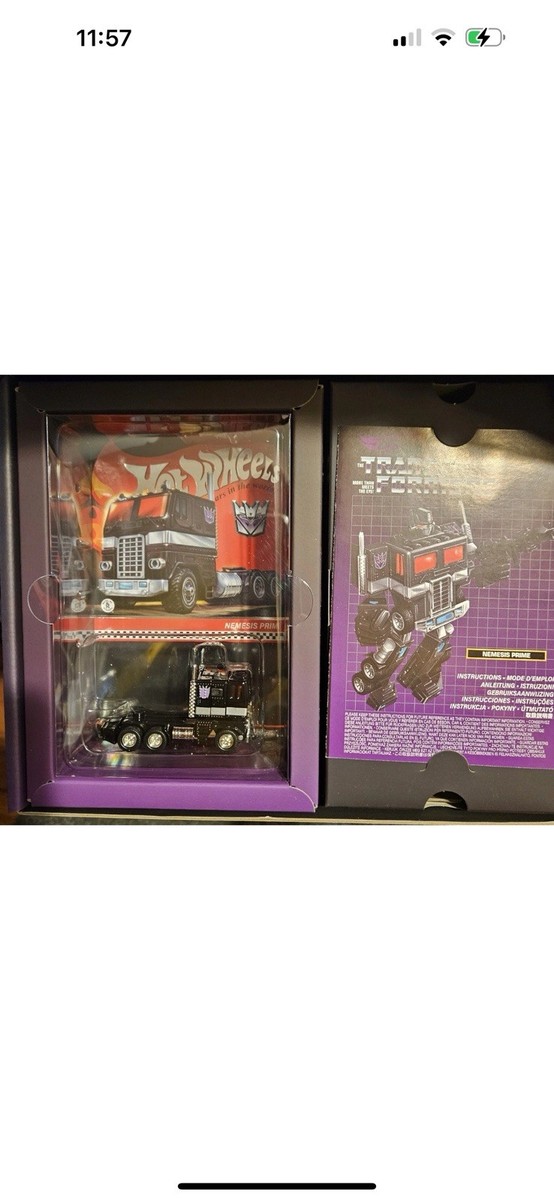 Hot Wheels × Transformers Nemesis Prime - Mattel Creations - Scala 1:64 - Prevendita - 2