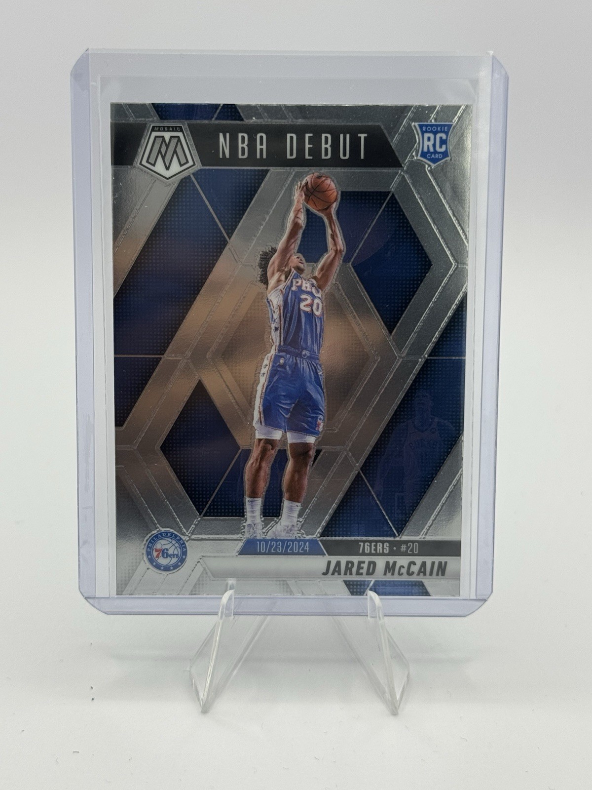 Jared McCain NBA Debut 2024-25 Panini Mosaic #263 RC