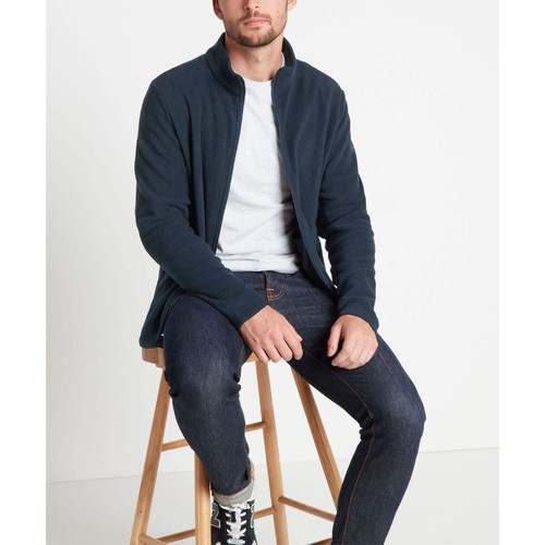 Mens Ex-Brand Fleece Jacket Full Zip Up Outdoor Warm Micro Polar Anti Pill Work - Picture 5 of 9