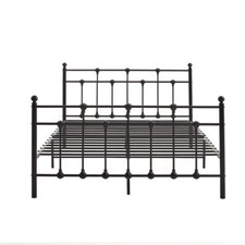 Image of Strong Metal Bed Frame 4ft 4ft6 Small Double Solid Bedstead Base Home Furniture