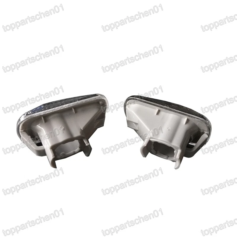 Luz marcadora lateral guardabarros delantero blanca 2 piezas para Honda Civic 2001-2011 CRV 2002-2006 Foto 4 de 4