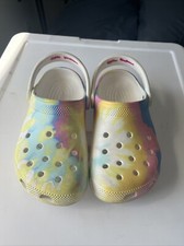 Crocs Tie Dye Sandals Junior Size 2
