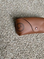 Vintage Bausch  Lomb Ray-Ban Sun Glasses Case Tan Case