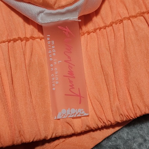 Free People Movement Shorts Womens Large Orange Athletic Lined - Picture 7 of 10