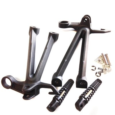 HTTMT Foot Peg For Suzuki GSXR GSXR1000 2007 2008 Black Rear Passenger Bracket