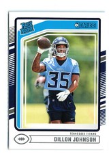 DILLON JOHNSON #399 2024 PANINI DONRUSS TITANS ROOKIE RC