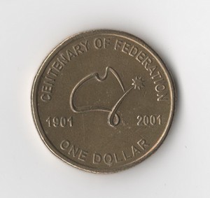 2001 Australian 1 Dollar Coin Centenary Of Federation Free Post Ebay