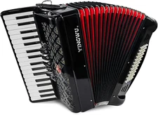 Accordion, 34 Keys 60 Bass Premium Accordion for Beginners and Professionals wit