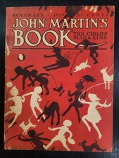 JOHN MARTIN'S BOOK: THE CHILDRENS MAGAZINE VINTAGE NOV 1919 FINE CONDITION