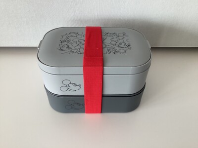 2x Lunchbox to go, Vesper Brotzeitbox, Essen, Disney Mikey Mouse, NEU,