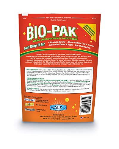 Walex Bio-Pak RV Black Holding Tank Deodorizer and Digester Natural Enzyme Fo... - Picture 2 of 7