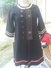 Maharishi Coat. Ladies Military Style Exclusive. Black, Size 6. Wool/silk...