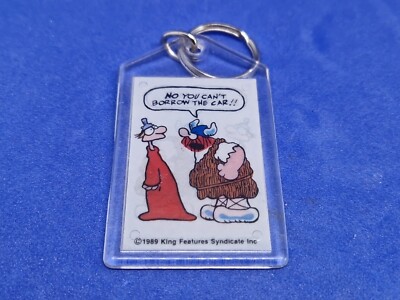 Schlüsselanhänger Schlüsselring - Hagar Cartoon lustig 1989 King Features Syndicate