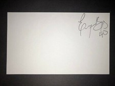 2015 D-BACKS: Enrique Burgos, SIGNED 3x5 Card