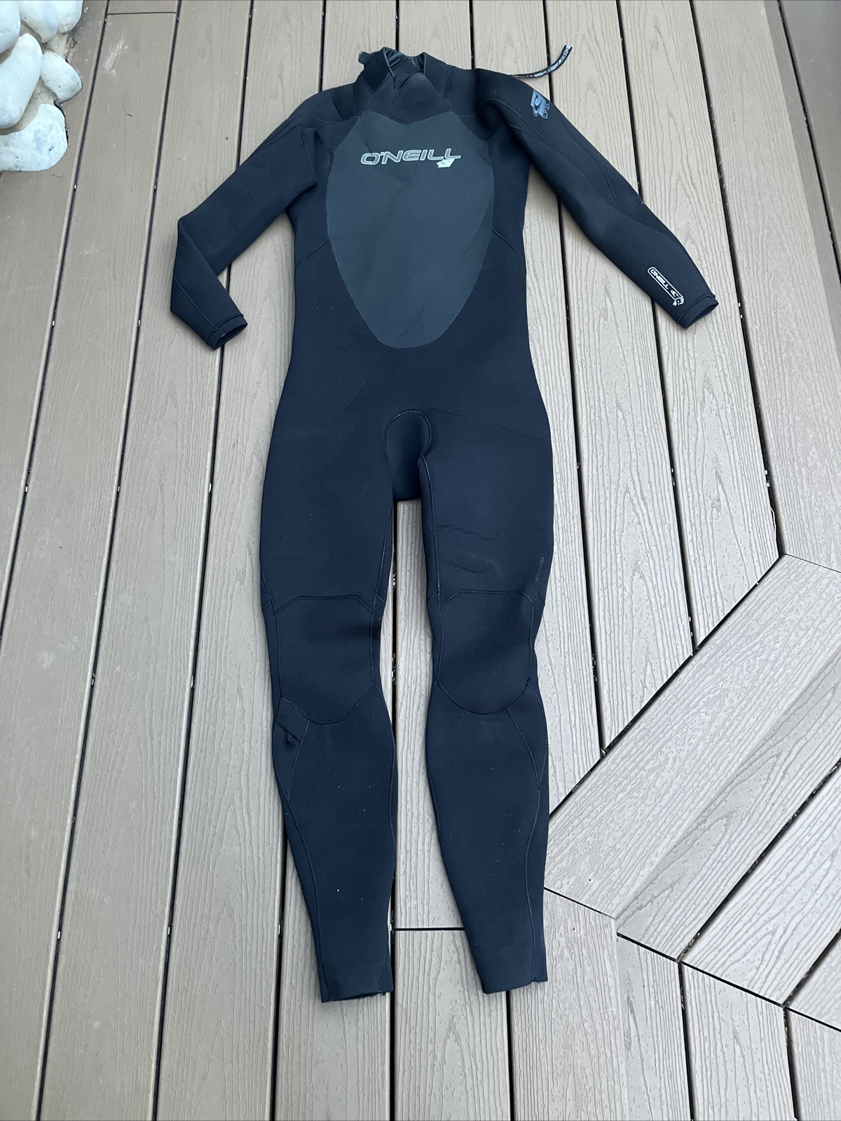 O'Neill Men's Epic 4/3mm Back Zip Full Wetsuit Black, Large Tall eBay