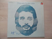 Andre Heller Autogramm signed LP-Cover "Das war Andre Heller" Vinyl