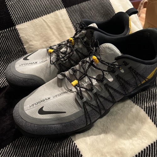 NIKE 2018 AIR VAPORMAX RUN UTILITY AQ8810 010 GRIGIO LUPO 15 PLUS 90 95 1 PRESTO - Foto 3 di 9