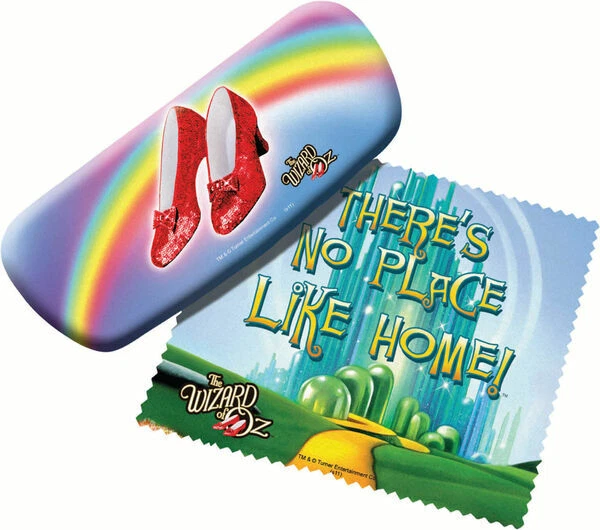 SPOONTIQUES Wizard of Oz Eye Glass Case Ruby Slippers Dorothy Tinman Scarecrow Cowardly Lion