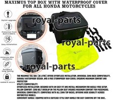 "MAXIMUS TOP BOX CON COPERCHIO IMPERMEABILE" ADATTO A TUTTE LE MOTO HONDA