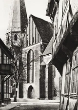 1934 Vintage 11x14 GERMANY St. Mary's Church Architecture Photo Art By HURLIMANN