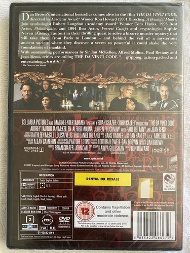 The Da Vinci Code (DVD). Brand New & Sealed. Free Postage - Picture 2 of 2