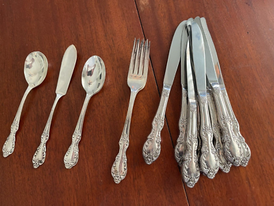 Wm. Rogers Mfg. Co. カトラリーバングル 花柄 WM Rogers Mfg Co Original Rogers Grand Elegance Silver Plate