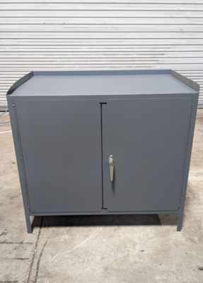 #ad Durham Table High Storage Cabinet 2 Shelf 16 Ga. Steel 3000 95 Scratch N Dent $384.45