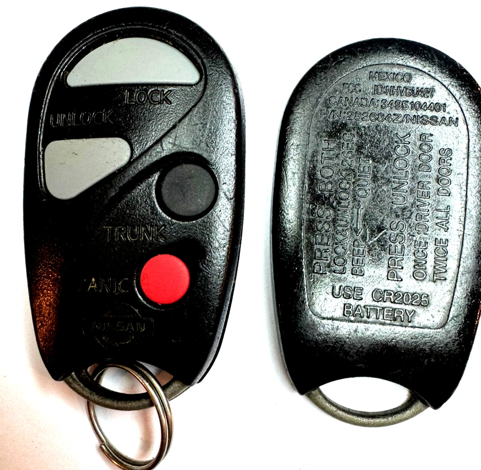 Mando a distancia para auto sin llave Nissan Sentra 282684Z NHVBU427 2000 2002 2003 2004 FABRICANTE DE EQUIPOS ORIGINALES Foto 2 de 4