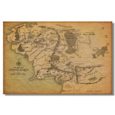 Map Of Middle Earth Map The Lord Of The Ring ...
