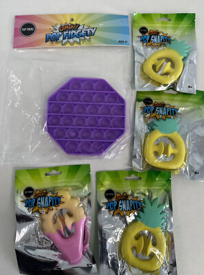 Top Trenz Fidget Hand Activity 5-PACK NEW/Open (See pics for what's included)