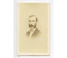 CDV STUDIO PORTRAIT MAN IDED ON BACK, A. HAYWARD, FROM NEW YORK BY LEWIS