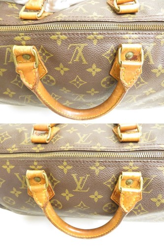 Autentica borsa Louis Vuitton Speedy 40 a mano monogramma marrone #40555 - Foto 13 di 24