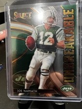 JOE NAMATH 2020 SELECT FOOTBALL #U2 UNBREAKABLE INSERT JETS