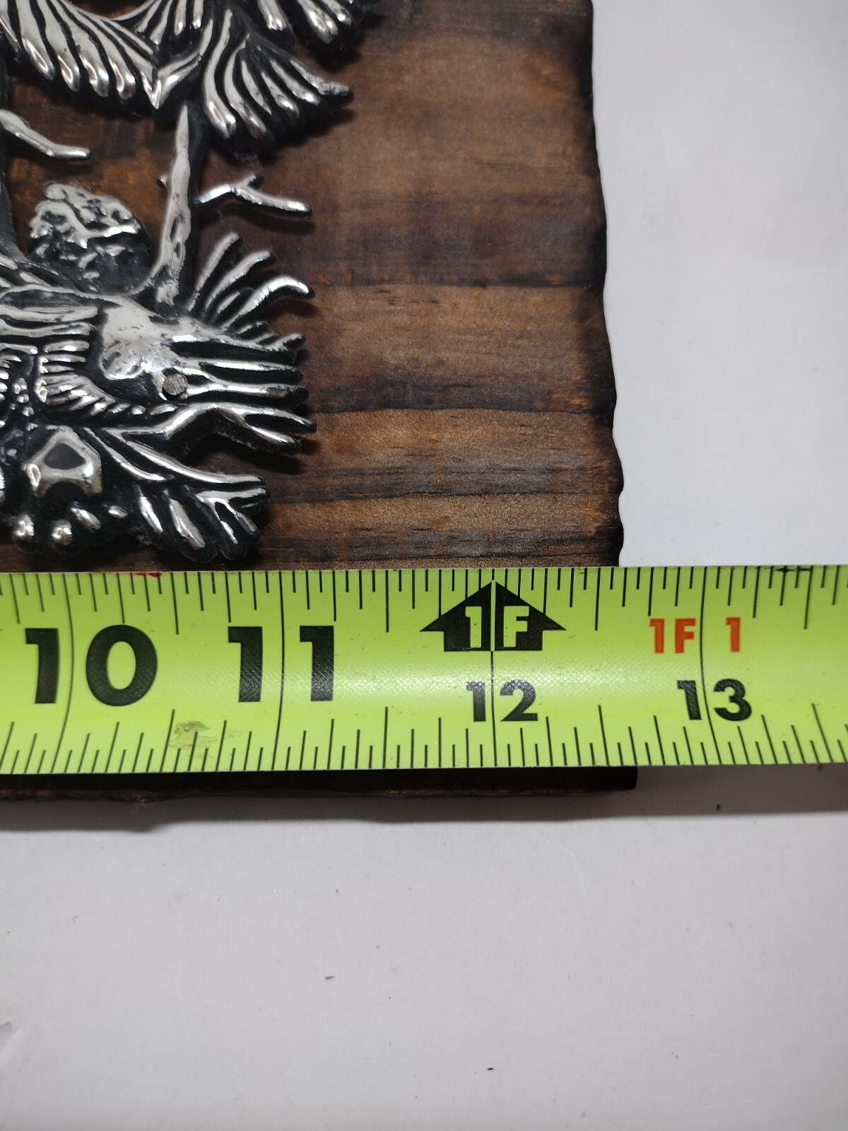 3D Relief Art Deer in Forest Scene Vintage Cabin Decor Hong Kong Wood Plaque