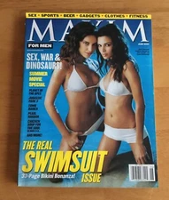 Maxim Magazine Jun 2001 Saira Mohan Jennifer Limiraqui Cover No Label Newsstand