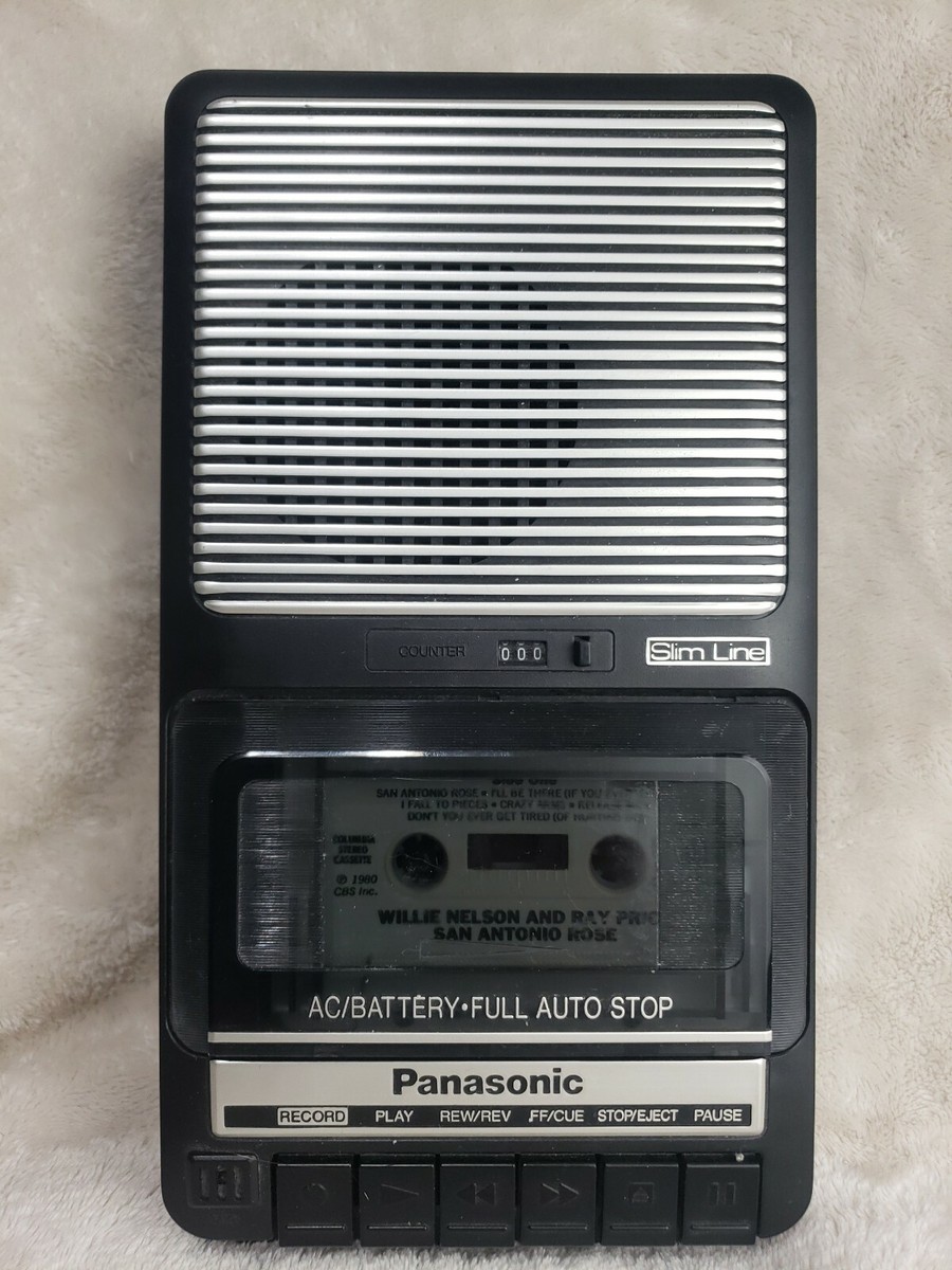 【激レア】Panasonic パナソニック製 カセットレコーダー RQ-2102 Panasonic RQ-2102 Slim Line Portable Cassette Tape Player