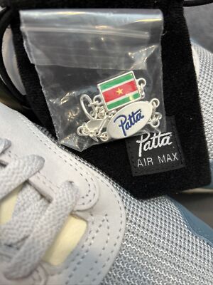Patta x Nike Air Max 1 “Noise Aqua” with Bracelet - Men's Size 10