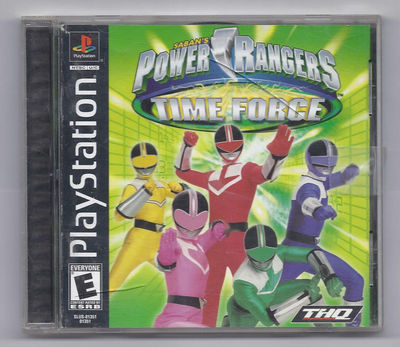 Power Rangers Time Force Video Game Sony Playstation 1 2001 Rare