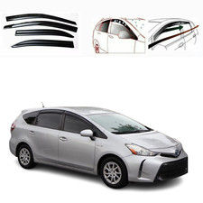 Window Visor Rain Guard Fits Toyota Prius 2012-2015 Set of 4
