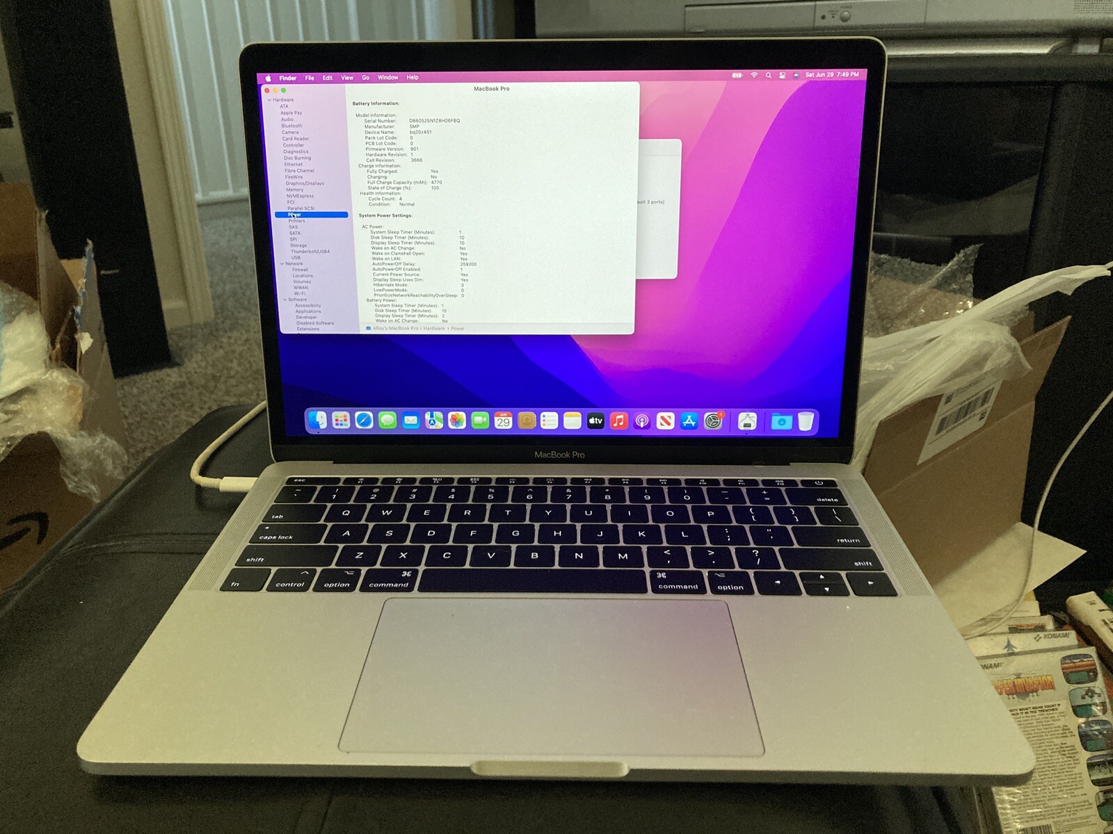 雑貨672/MacBook Pro 13インチA1708 シルバー 雑貨672/MacBook Pro 13インチA1708 シルバー