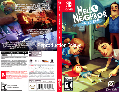 Hello Neighbor Hide Seek Switch Replacement Case UK