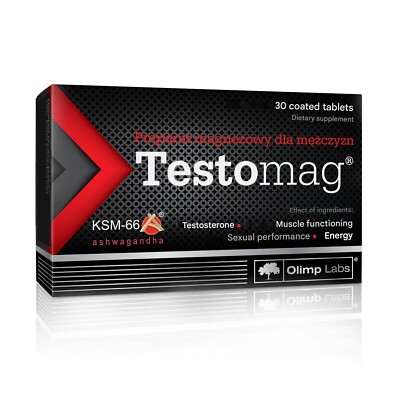 OLIMP Testomag 30 Tabs STARKES MAGNESIUM TESTOSTERON SEXUELLE LEISTUNGSFÄHIGKEIT FÜR MÄNNER