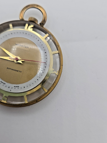 Lot/4 Vintage Art Deco Ladies Mechanical Pocket Watches Gold Tone 3 Running - Picture 6 of 10