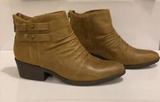 Bare Traps Womens Cognac Georgina Ankle Boots 7.5M